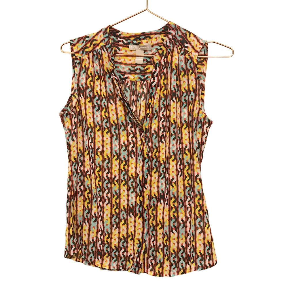 Banana Republic factory sleeveless blouse XS